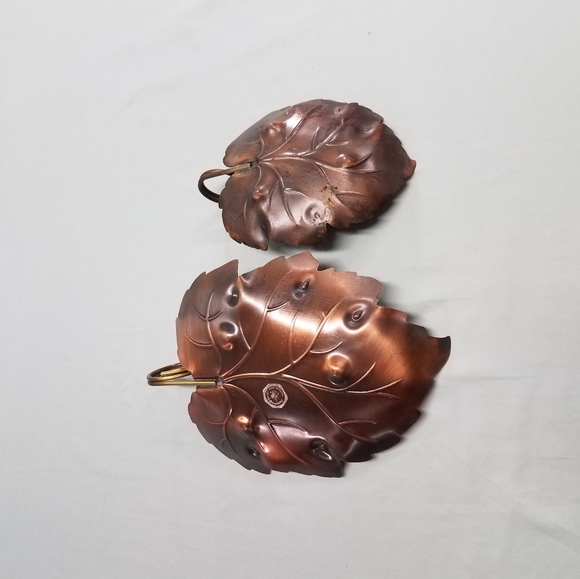 Copper Craft Guild Leaf Dish - Picture 6 of 8